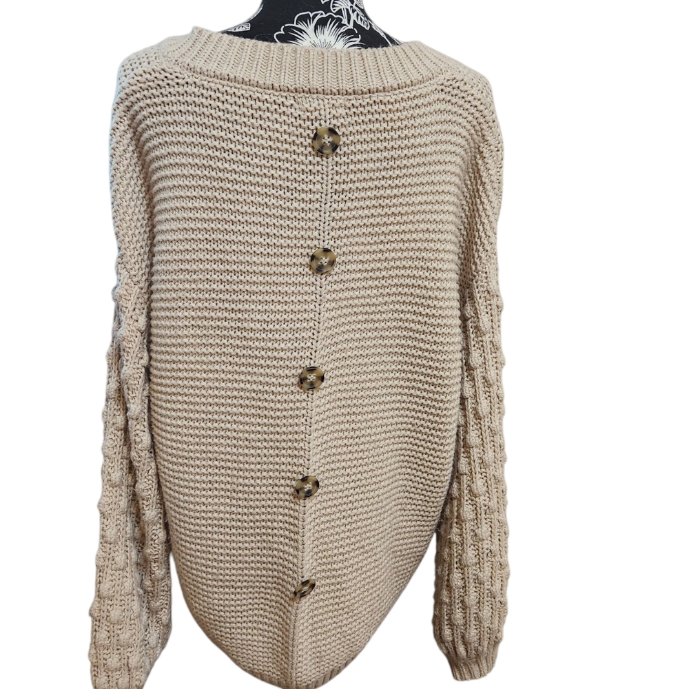 Blu Pepper Button Back Knit Sweater - image 6